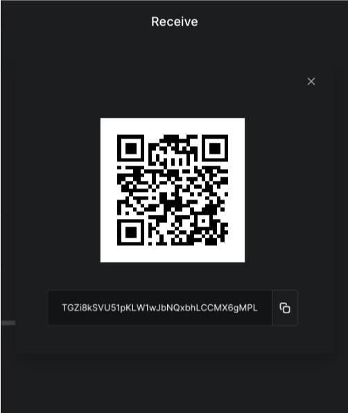 USDT TRC 20 QR